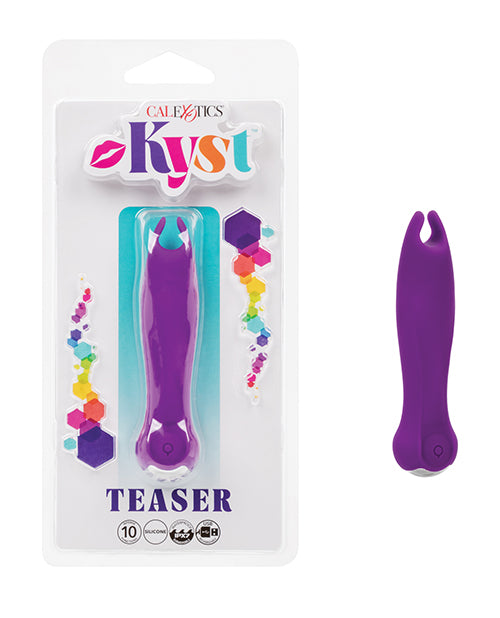 California Exotic Novelties Kyst Teaser Stimulator w/Flickering Ticklers - Purple Vibrators