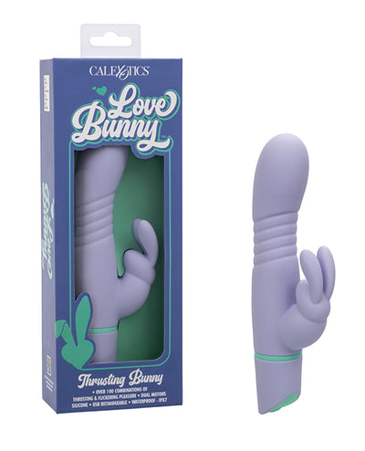 California Exotic Novelties Love Bunny Thrusting Bunny - Lavender Vibrators