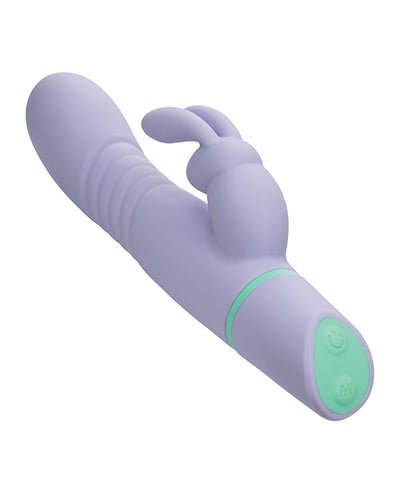 California Exotic Novelties Love Bunny Thrusting Bunny - Lavender Vibrators