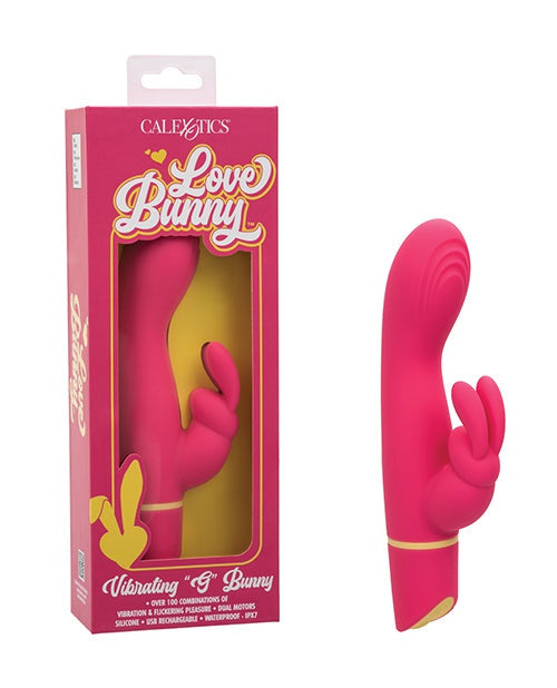 California Exotic Novelties Love Bunny Vibrating "G" Bunny - Pink Vibrators