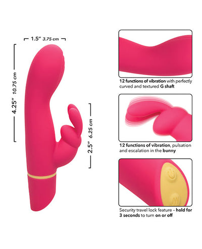 California Exotic Novelties Love Bunny Vibrating "G" Bunny - Pink Vibrators