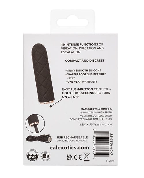 California Exotic Novelties Raven Quilted Seducer Vibrators