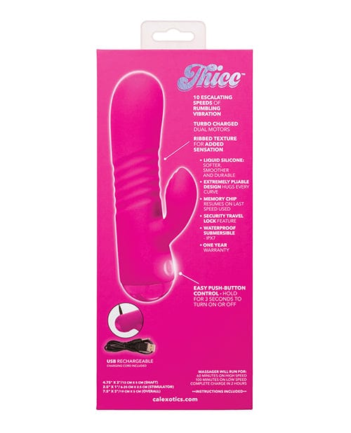 California Exotic Novelties Thicc Chubby Honey - Pink Vibrators