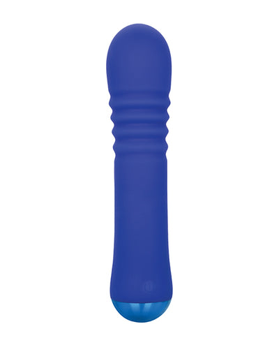 California Exotic Novelties Thicc Chubby Thrusting Wand - Blue Vibrators