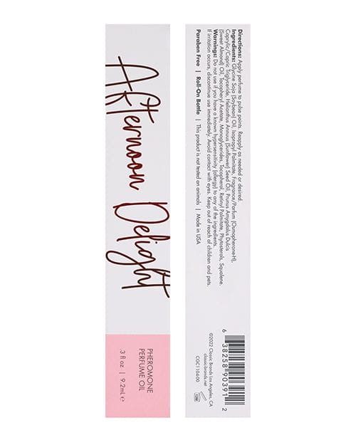 Classic Brands Cgc Perfume Oil W/pheromones - 9.2 Ml Afternoon Delight More