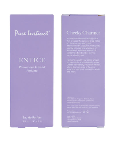 Classic Brands Pure Instinct Pheromone Perfume Entice - 9.2 ml Spray More