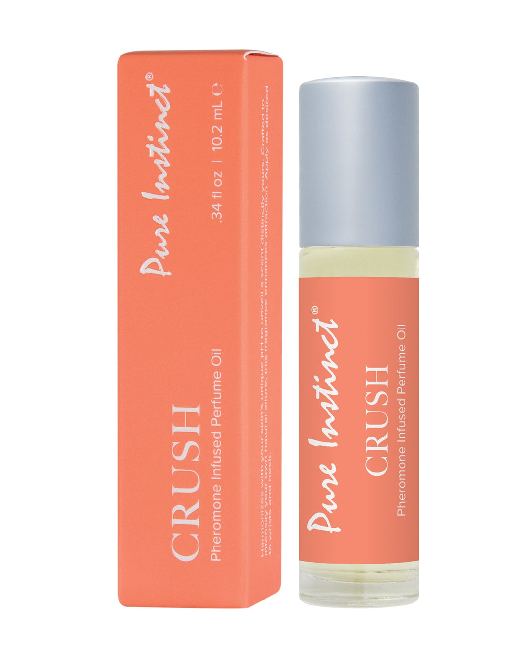 Classic Brands Pure Instinct Pheromone Perfume Oil Roll On Crush - 10.2 ml More