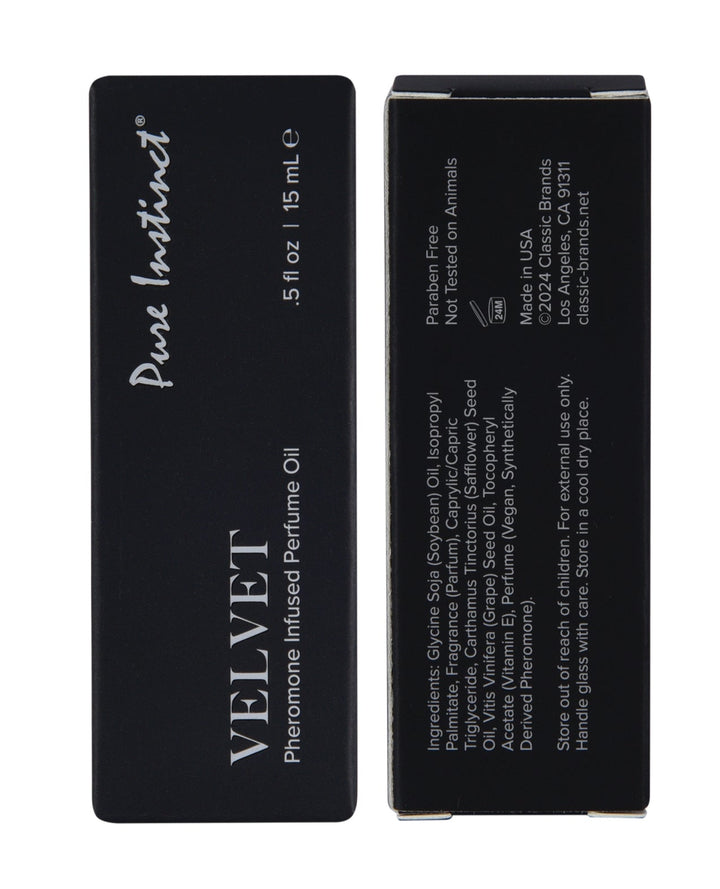 Classic Brands Pure Instinct Pheromone Perfume Oil Velvet - 15 ml Dropper Glass More