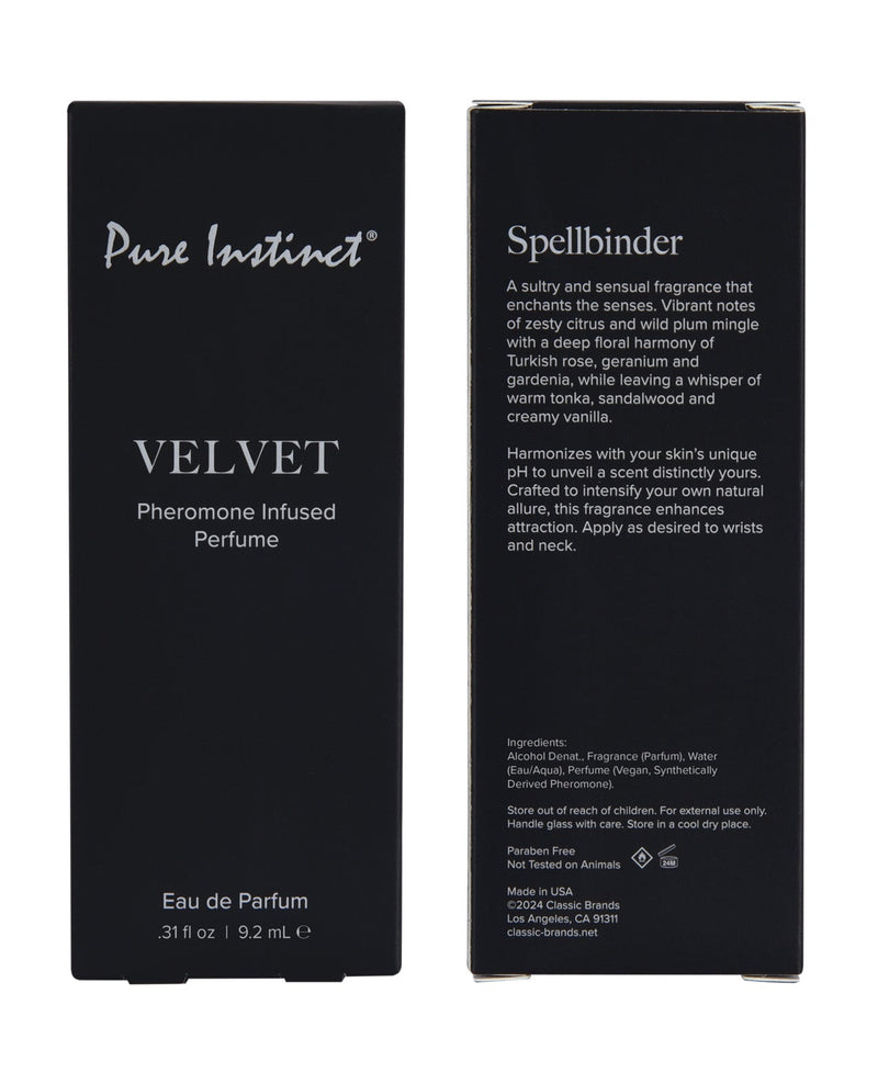 Classic Brands Pure Instinct Pheromone Perfume Velvet - 9.2 ml Spray More