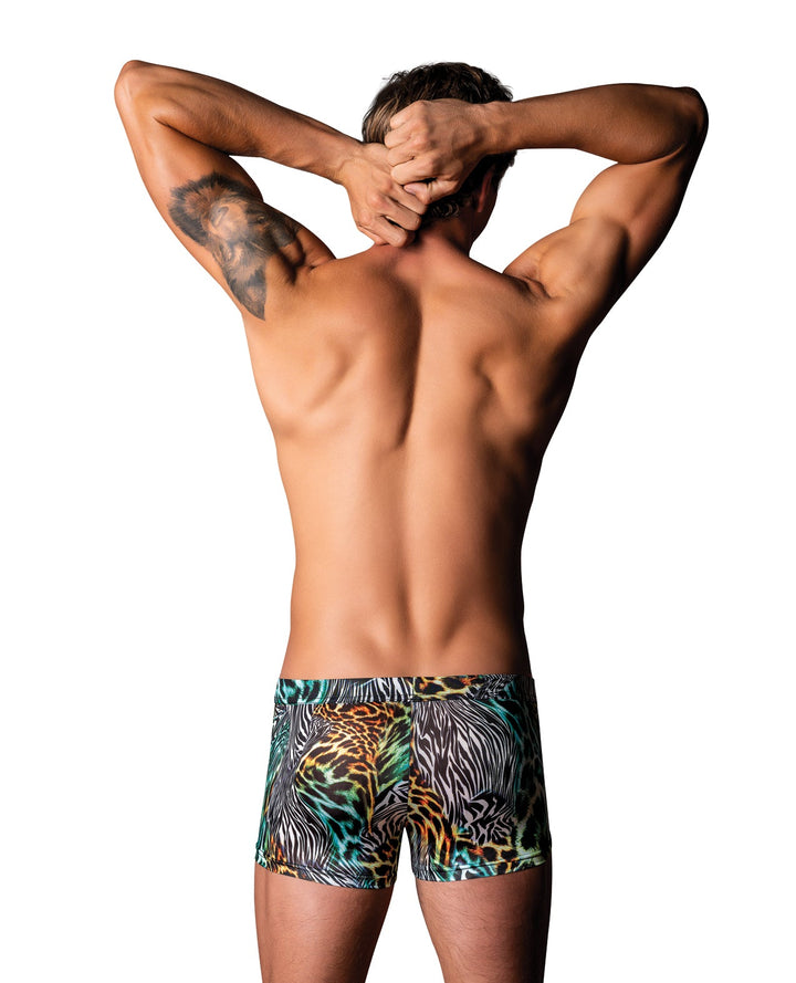 Comme Ci Comme Ca Go Wild Uplift Mini Short - Animal Multi Lingerie &amp; Costumes