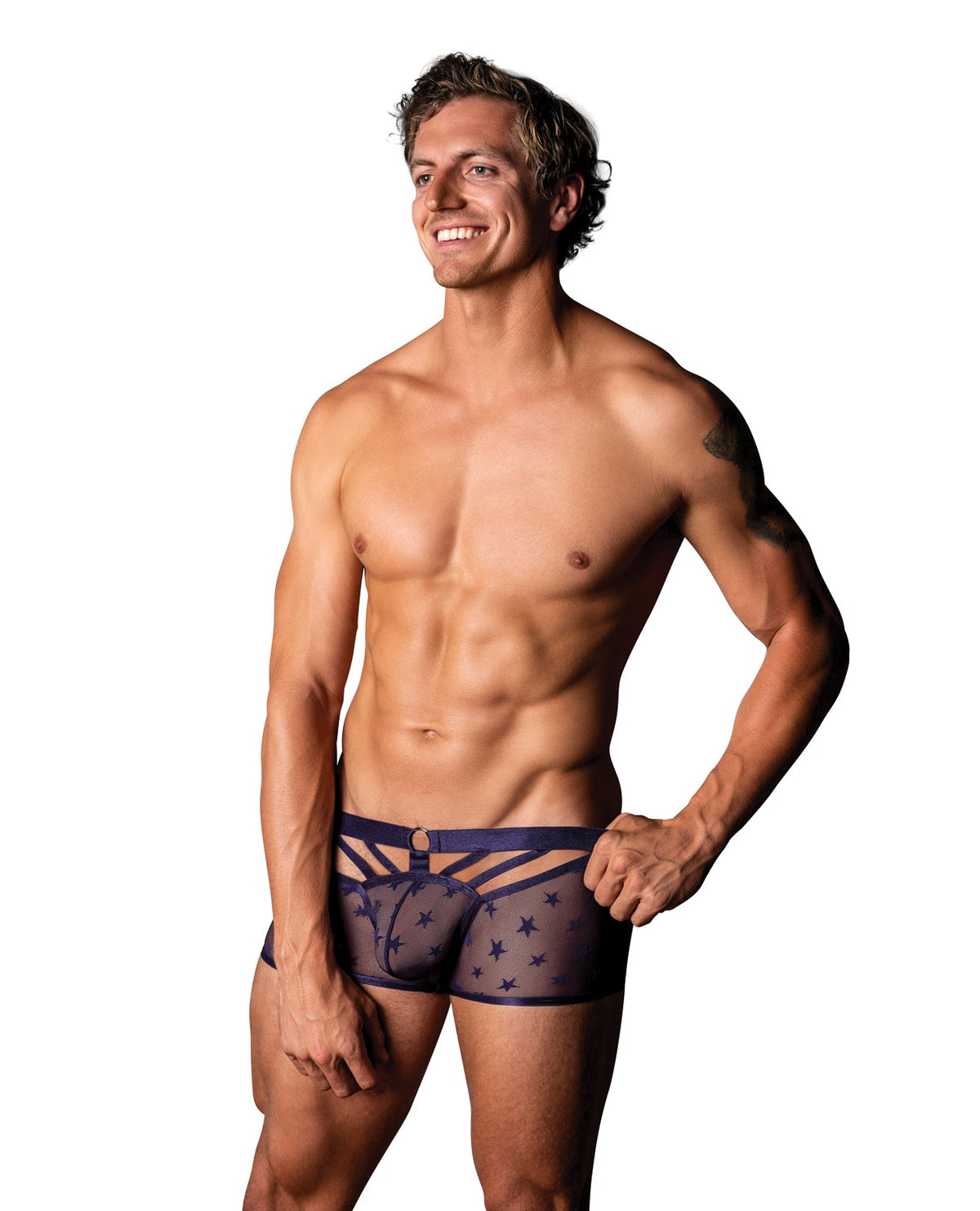 Love Star Short with Ring - Purple