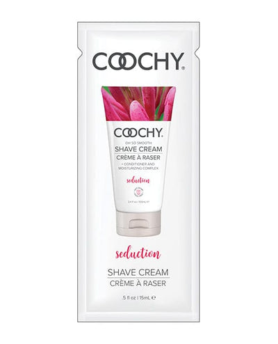 coochy Coochy Seduction Shave Cream Foil - .5 Oz Honeysuckle/citrus More