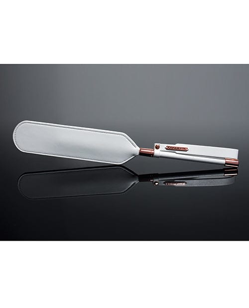 Coquette International Pleasure Collection Matte Finish Paddle - White/rose Gold Kink & BDSM