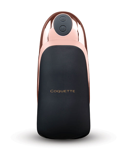 Coquette International Coquette The Hedonist Stroker - Black/Rose Gold Penis Toys