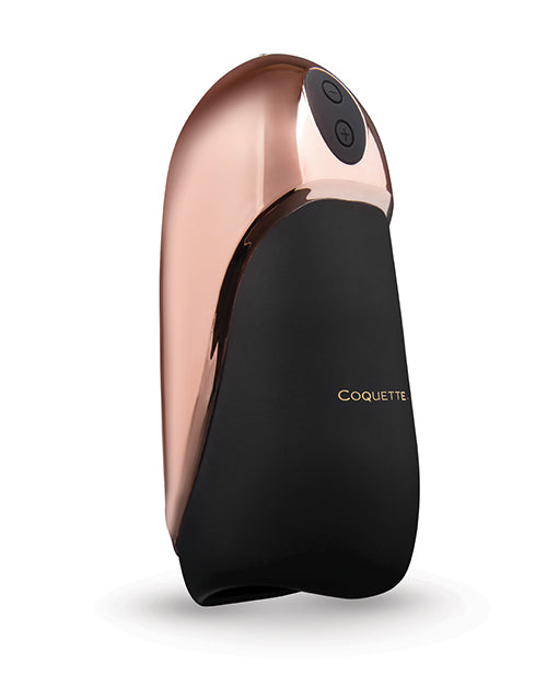 Coquette International Coquette The Hedonist Stroker - Black/Rose Gold Penis Toys