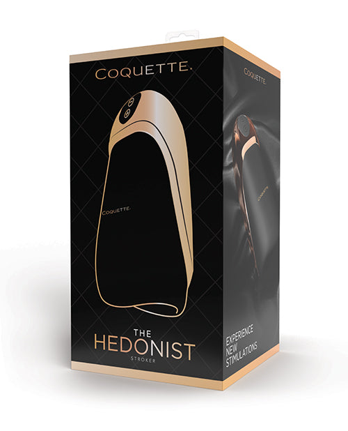 Coquette International Coquette The Hedonist Stroker - Black/Rose Gold Penis Toys