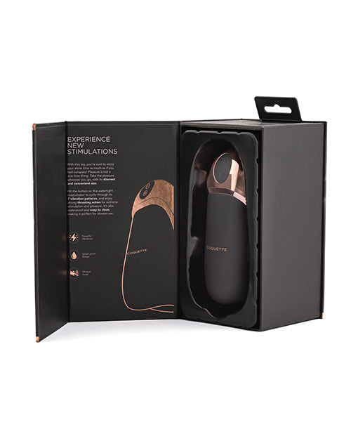 Coquette International Coquette The Hedonist Stroker - Black/Rose Gold Penis Toys