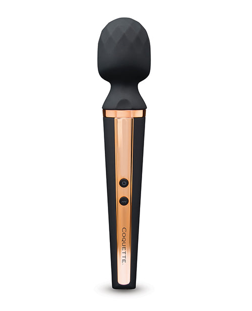 Coquette International Coquette The Queen Wand - Black/Rose Gold Vibrators