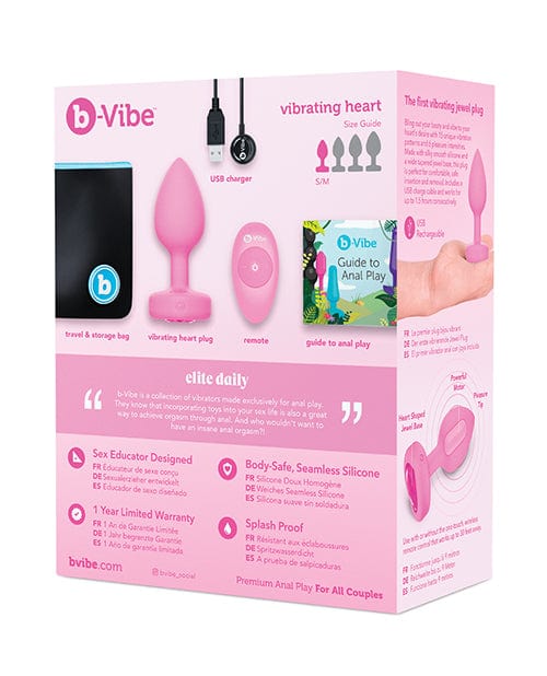 Cotr INC B-vibe Vibrating Heart Plug Anal Toys
