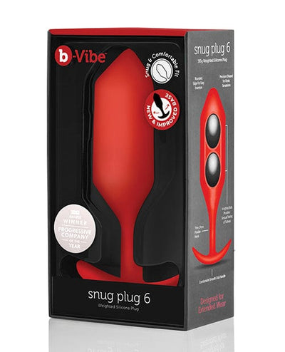Cotr INC B-vibe Weighted Snug Plug 6 - G Red Anal Toys