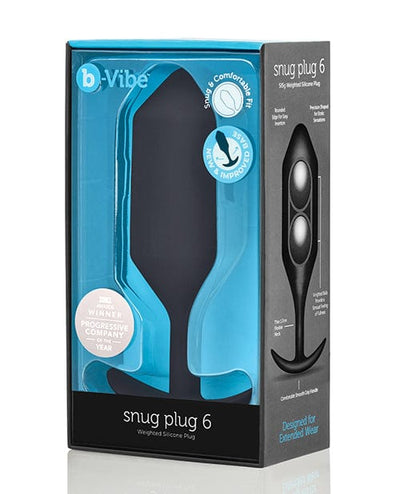 Cotr INC B-vibe Weighted Snug Plug 7 - 600 G Black Anal Toys