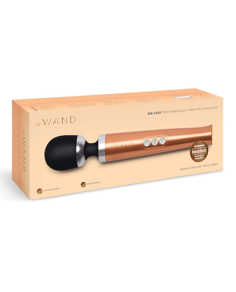 Cotr INC Le Wand Die Cast Rechargeable Massager - Rose Gold Vibrators