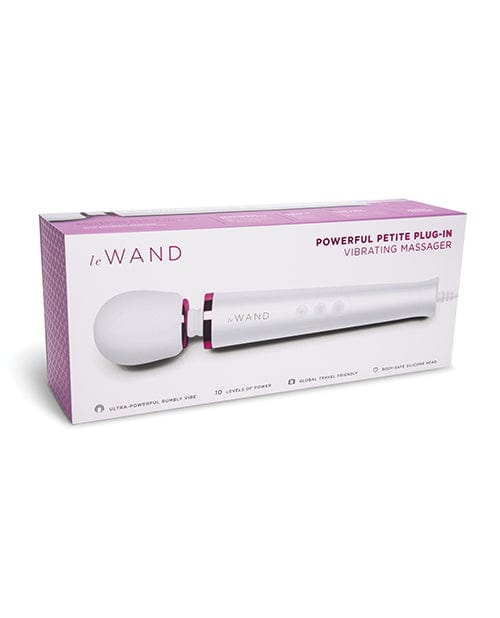 Cotr INC Le Wand Powerful Petite Rechargeable Vibrating Massager White Vibrators