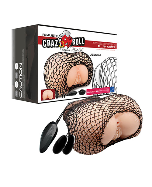 Crazy Bull Crazy Bull Anal &amp; Vagina Masturbator - Ivory Penis Toys