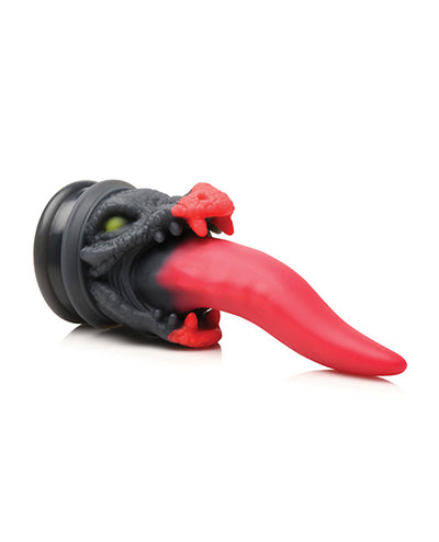 Creature Cocks Creature Cocks Dragon Roar Silicone Dildo - Red/Black Dildos