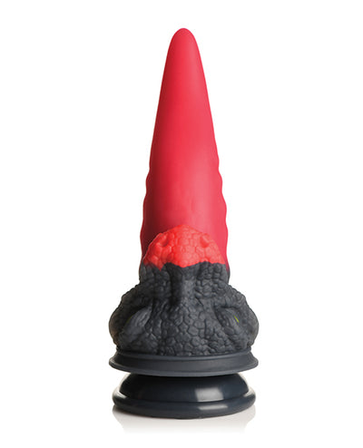 Creature Cocks Creature Cocks Dragon Roar Silicone Dildo - Red/Black Dildos