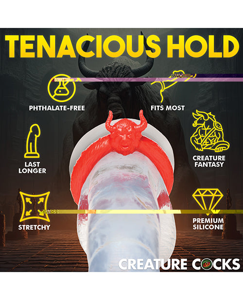 Creature Cocks Creature Cocks Beast Mode Silicone Cock Ring - Red Penis Toys