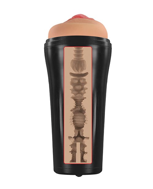 Curve Novelties Curve Toys Mistress Vibrating Pussy Masturbator - Tan Penis Toys