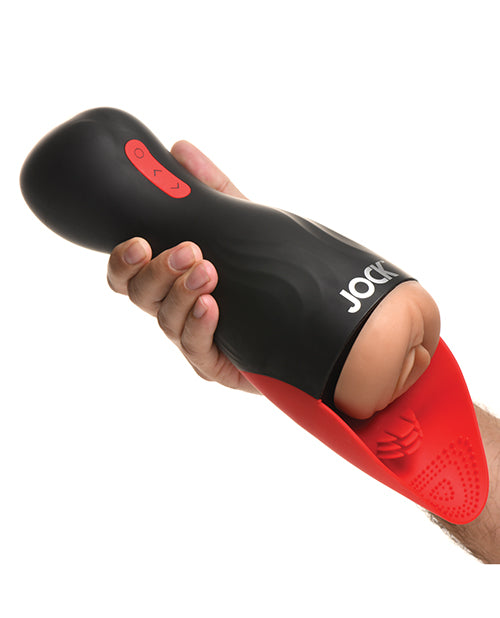 Curve Toys C/o Xr Curve Toys Jock Sucking &amp; Vibrating Pussy Masturbator Penis Toys
