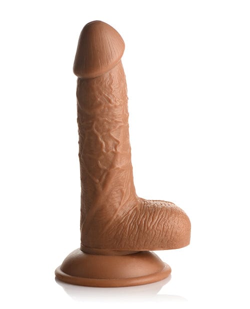 Curve Toys Jock Baseball Brian 7 Inch Dildo with balls - Tan