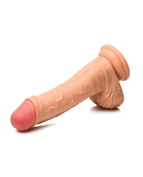 Curve Toys Curve Toys Thinz 7" Uncut Dildo W/balls - Light Dildos