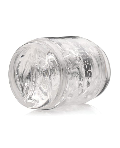 Curve Toys Curve Toys Mistress Double Shot Mini Masturbator Mouth &amp; Pussy  - Clear Penis Toys