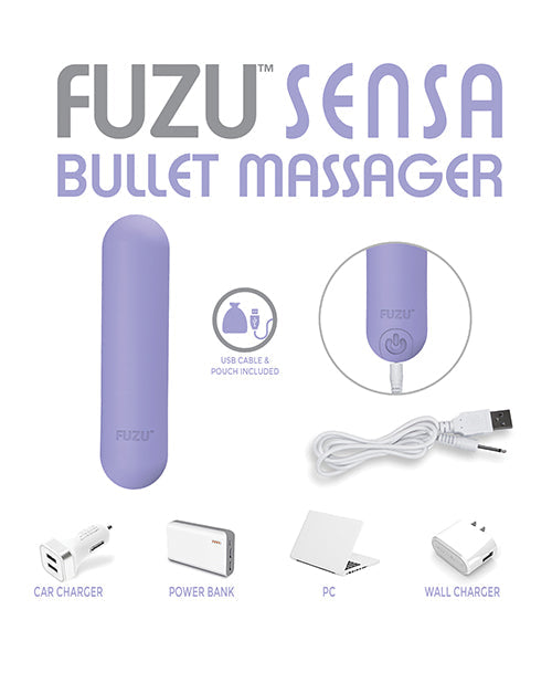 Deeva Fuzu Skin Activated Rechargeable Bullet Massager Vibrators