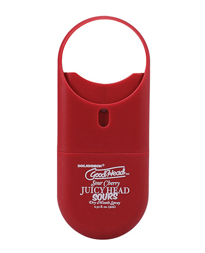 Doc Johnson GoodHead Juicy Head Dry Mouth Spray To-Go - .30 oz Sour Blue Cherry More