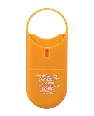 Doc Johnson GoodHead Juicy Head Dry Mouth Spray To-Go - .30 oz Sour Peach More