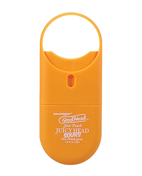 Doc Johnson GoodHead Juicy Head Dry Mouth Spray To-Go - .30 oz Sour Peach More