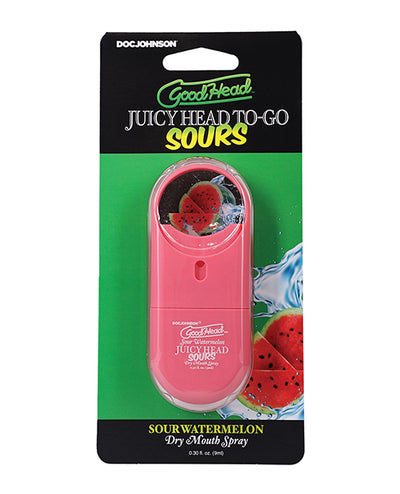 Doc Johnson GoodHead Juicy Head Dry Mouth Spray To-Go - .30 oz Sour Watermelon More