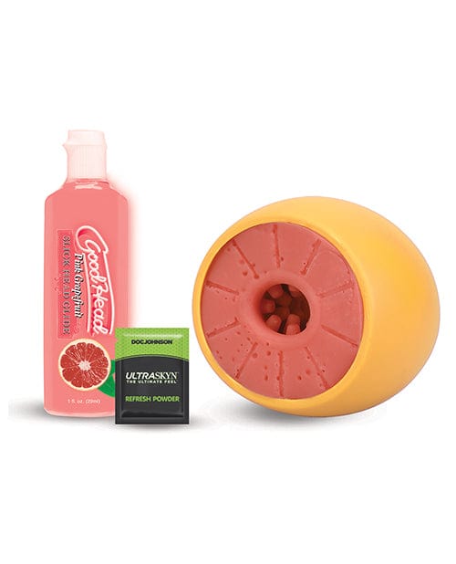 Doc Johnson Goodhead Grapefruit Blowjob Set Penis Toys