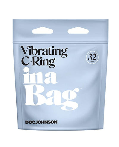 Doc Johnson In A Bag Vibrating C-ring - Black Penis Toys
