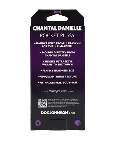 Doc Johnson Signature Strokers ULTRASKYN Pocket Pussy - Chantal Danielle, Vanilla Penis Toys