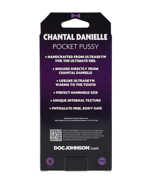 Doc Johnson Signature Strokers ULTRASKYN Pocket Pussy - Chantal Danielle, Vanilla Penis Toys