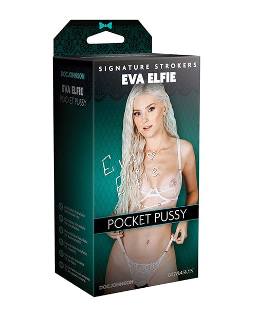 Doc Johnson Signature Strokers Ultraskyn Pocket Pussy Eva Elfie Penis Toys