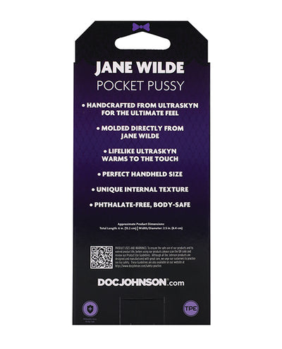 Doc Johnson Signature Strokers ULTRASKYN Pocket Pussy - Jane Wilde, Vanilla Penis Toys