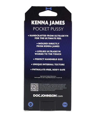 Doc Johnson Signature Strokers ULTRASKYN Pocket Pussy - Kenna James, Vanilla Penis Toys