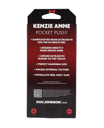 Doc Johnson Signature Strokers ULTRASKYN Pocket Pussy - Kenzie Anne, Vanilla Penis Toys