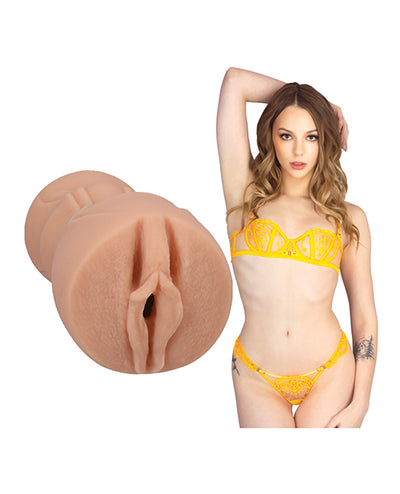 Doc Johnson Signature Strokers ULTRASKYN Pocket Pussy - Lily Larimar, Vanilla Penis Toys